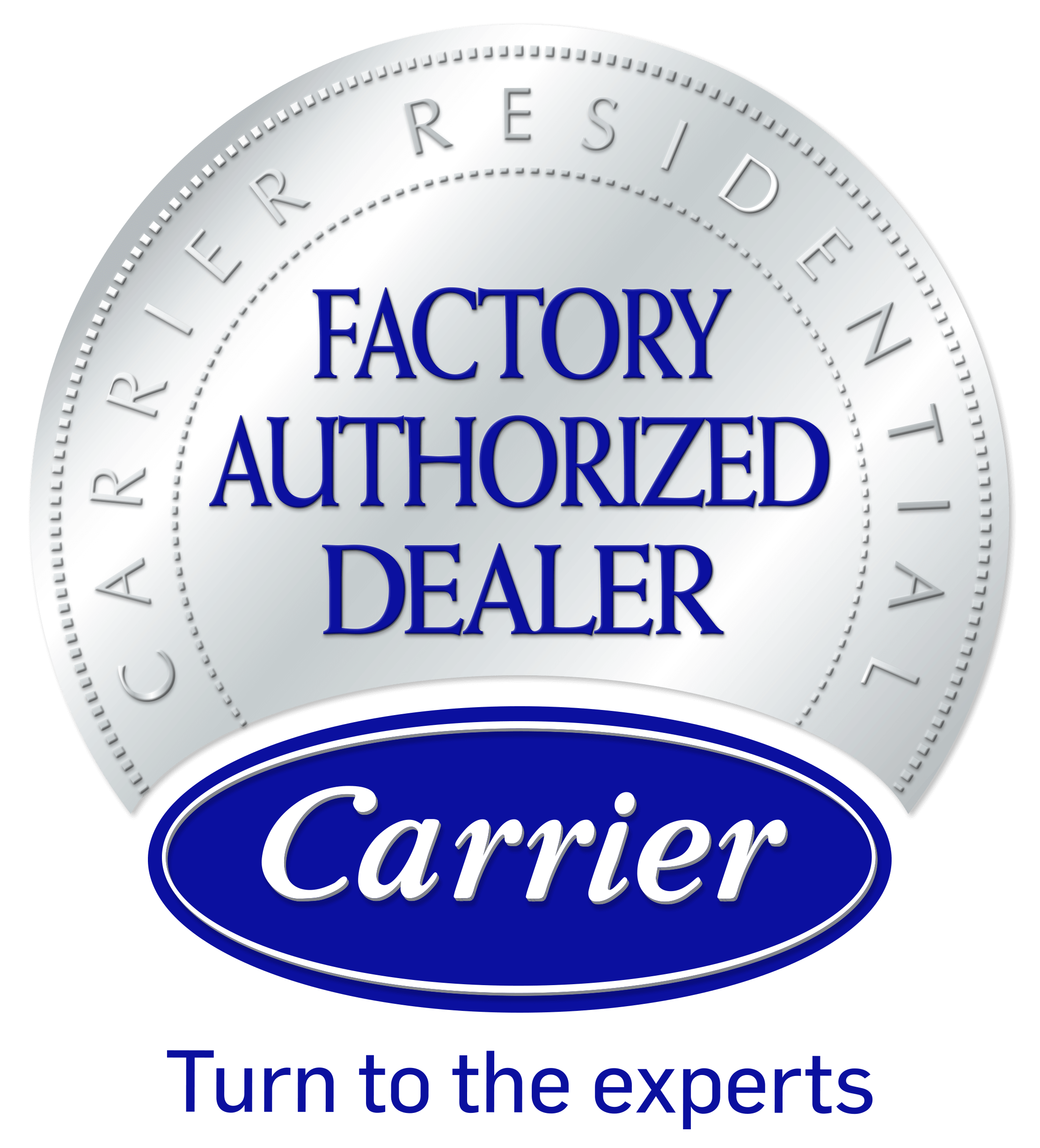 Carrier Residential AC Authorized Dealer Logo in Edmonton & Spruce Grove